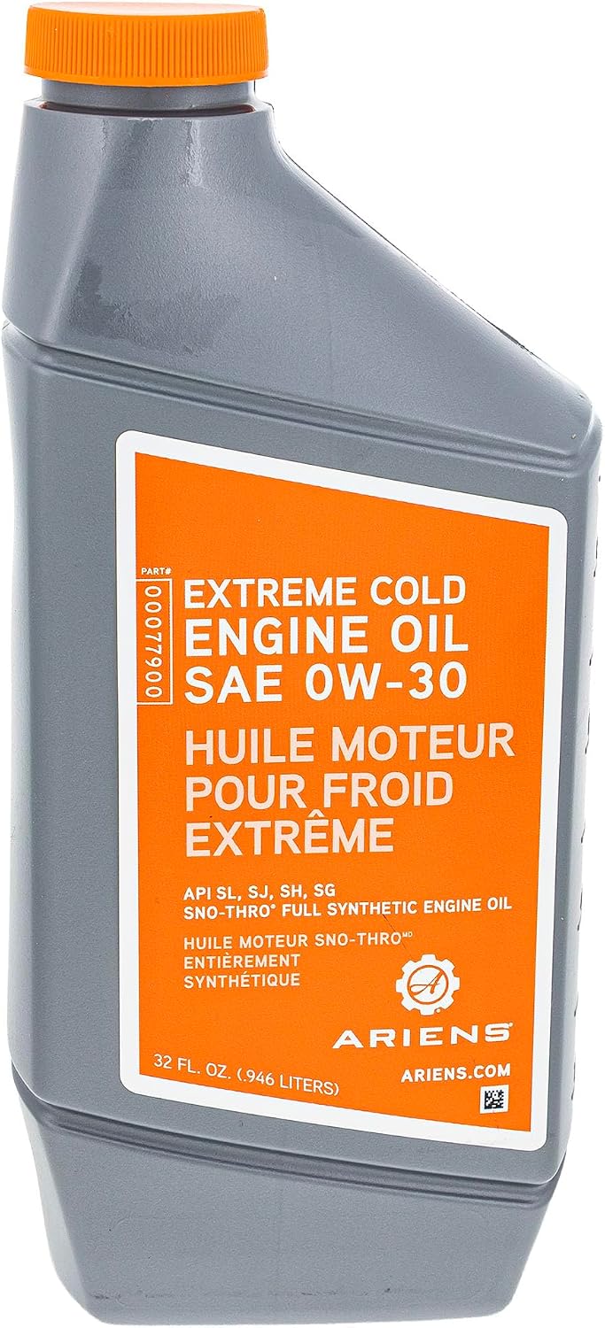 Genuine OEM Ariens Part # 00077900 0W30 Oil 32oz Bottle