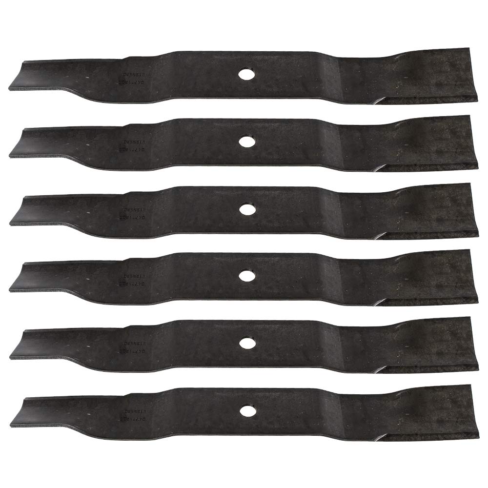 thumbnail image 2 of Rotary 6-Pack Mower Blades For 54" Hustler & Spartan – 18.5" Long, 5/8" Hole, 11856-6 2 of 2