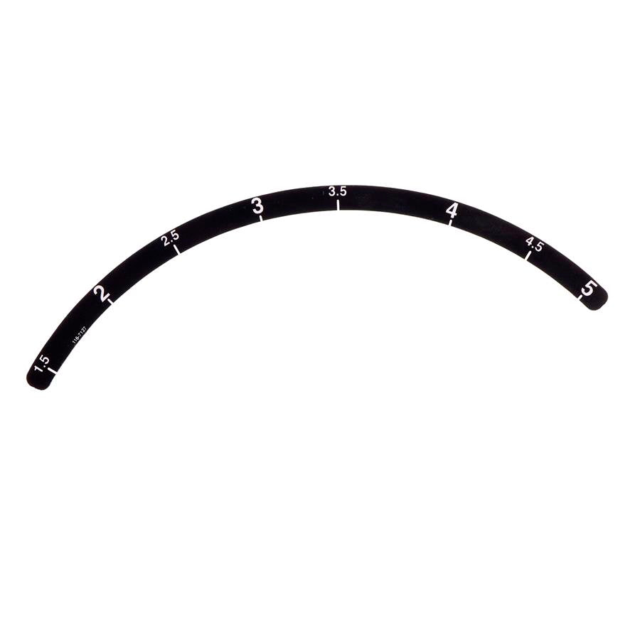 Genuine OEM Toro Part # 116-7127 Rear Height of Cut Decal