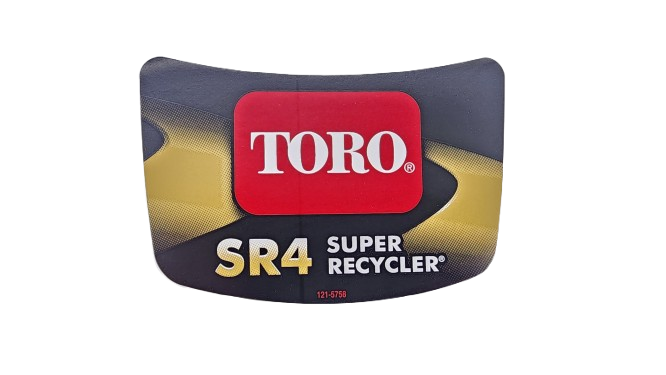 Genuine OEM Toro Part # 121-5758 Deck Decal