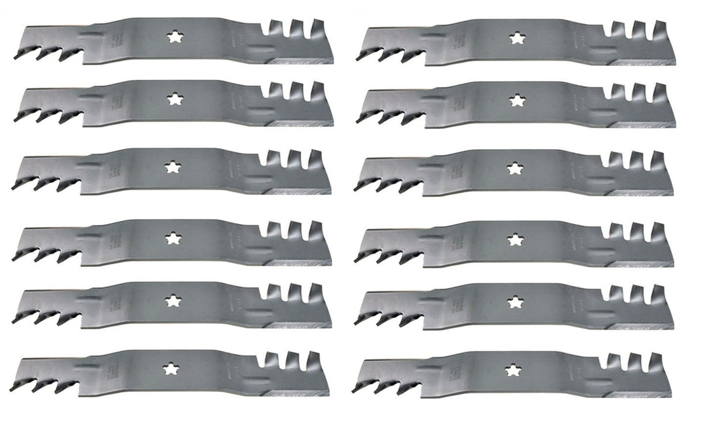 Genuine Rotary Part # 12121 18 1/2" Copperhead Mulching Blade 12 Pack for AYP