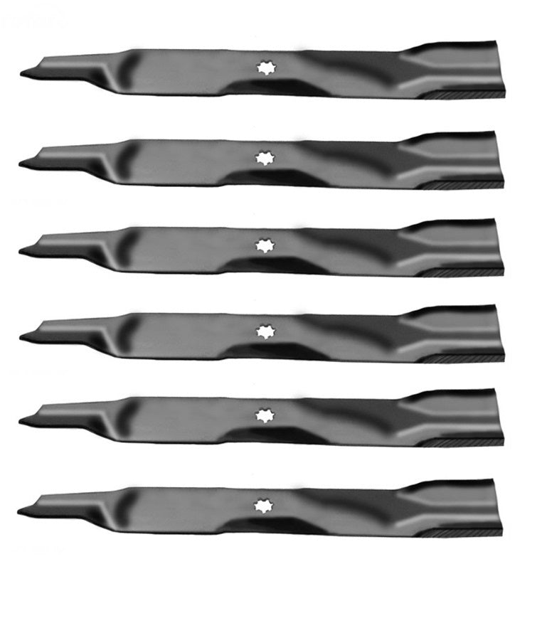 Genuine Rotary Part # 12380 21 3/8" Heavy Duty Blade 6 Pack for John Deere