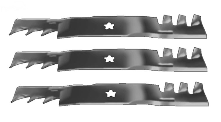 Genuine Rotary Part # 12475 16 5/8" Copperhead Mulching Blade 3 Pack