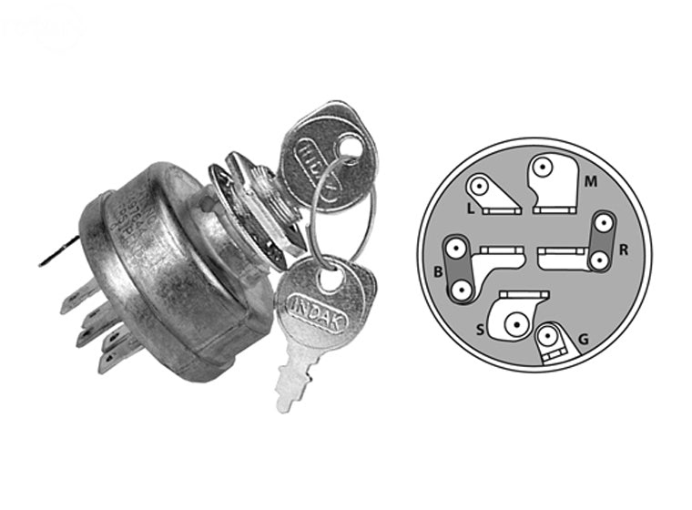 Genuine Rotary Part # 12752 Ignition Switch for Cub Cadet 925-3163, 725-3163