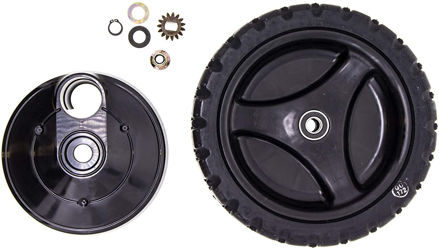 Genuine OEM Exmark Part # 135-0203 9" Rear Wheel and Cover Kit