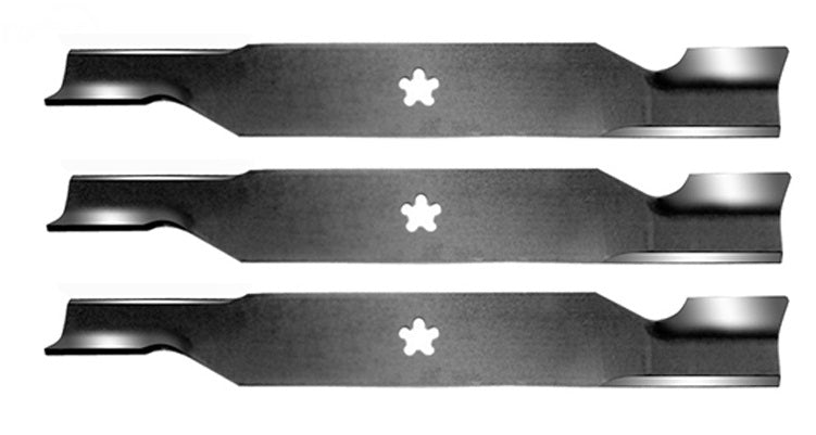 Genuine Rotary Part # 14459 18 1/2" High Lift Bagging Blade 3 Pack