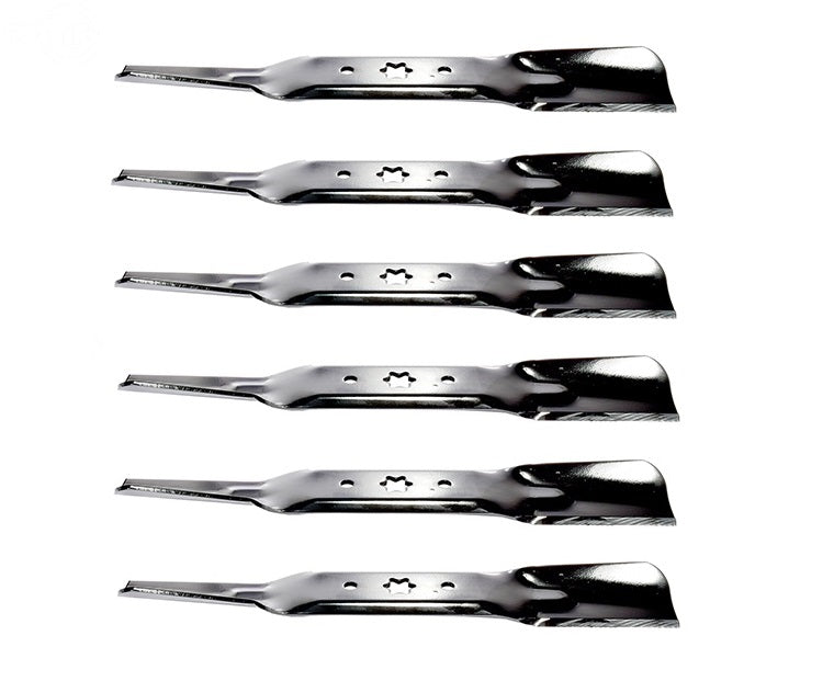 Genuine Rotary Part # 15454 17 1/4" 2-n-1 Blade 6 Pack for MTD/Cub Cadet