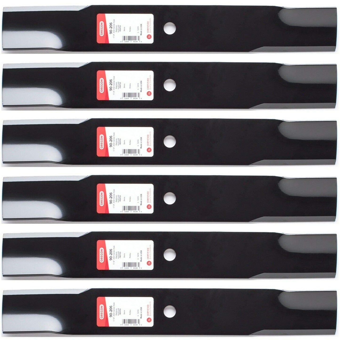 Genuine OEM Oregon Part # 190-206 17 7/8" Blade 6 Pack