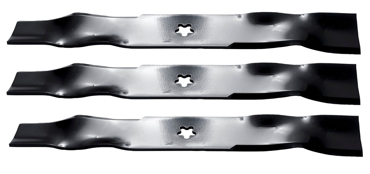 Genuine OEM Oregon Part # 195-082 18 7/16" Mulcher Blade 3 Pack