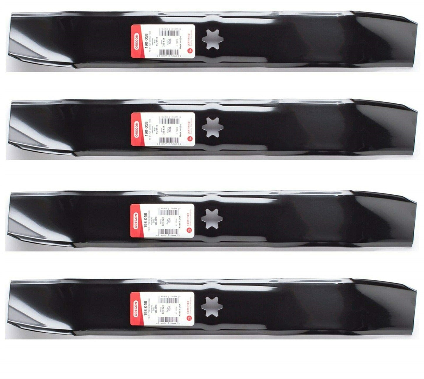 Genuine OEM Oregon Part # 198-058 19 5/16" 100 Series Blade 4 Pack