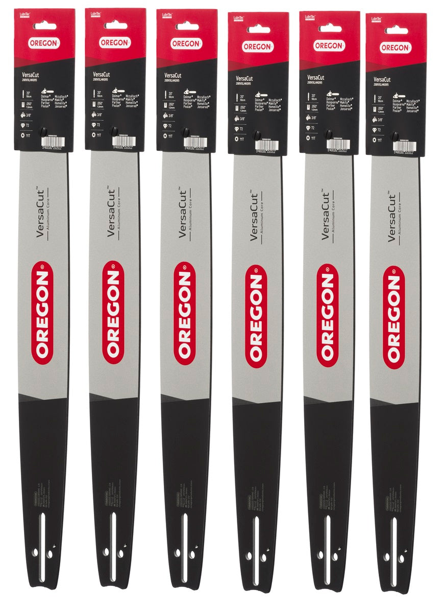 Genuine OEM Oregon Part # 200VXLHK095 VersaCut 20" Guide Bar 6 Pack