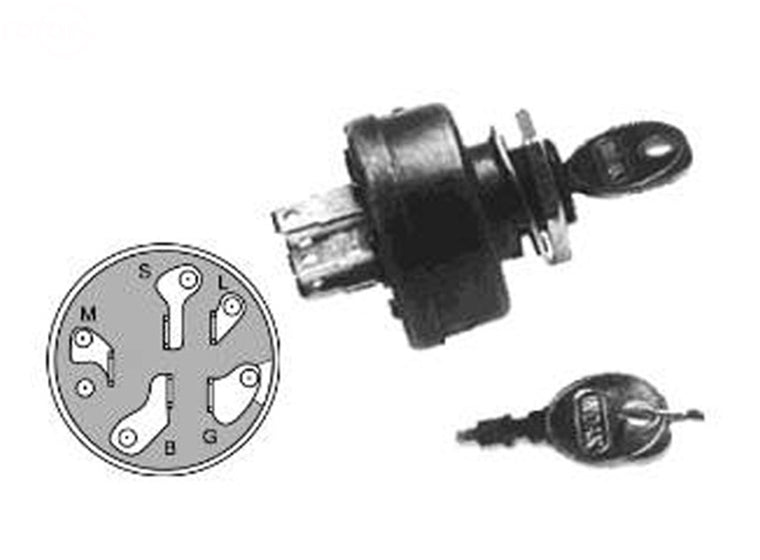 Genuine Rotary Part # 2922 Ignition Switch for Murray