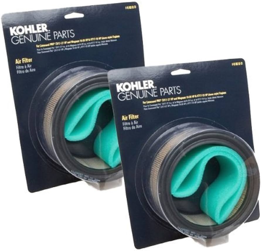 Genuine OEM Kohler Part # 47 883 03-S1 Air Filter/Pre Cleaner Kit 2 Pack
