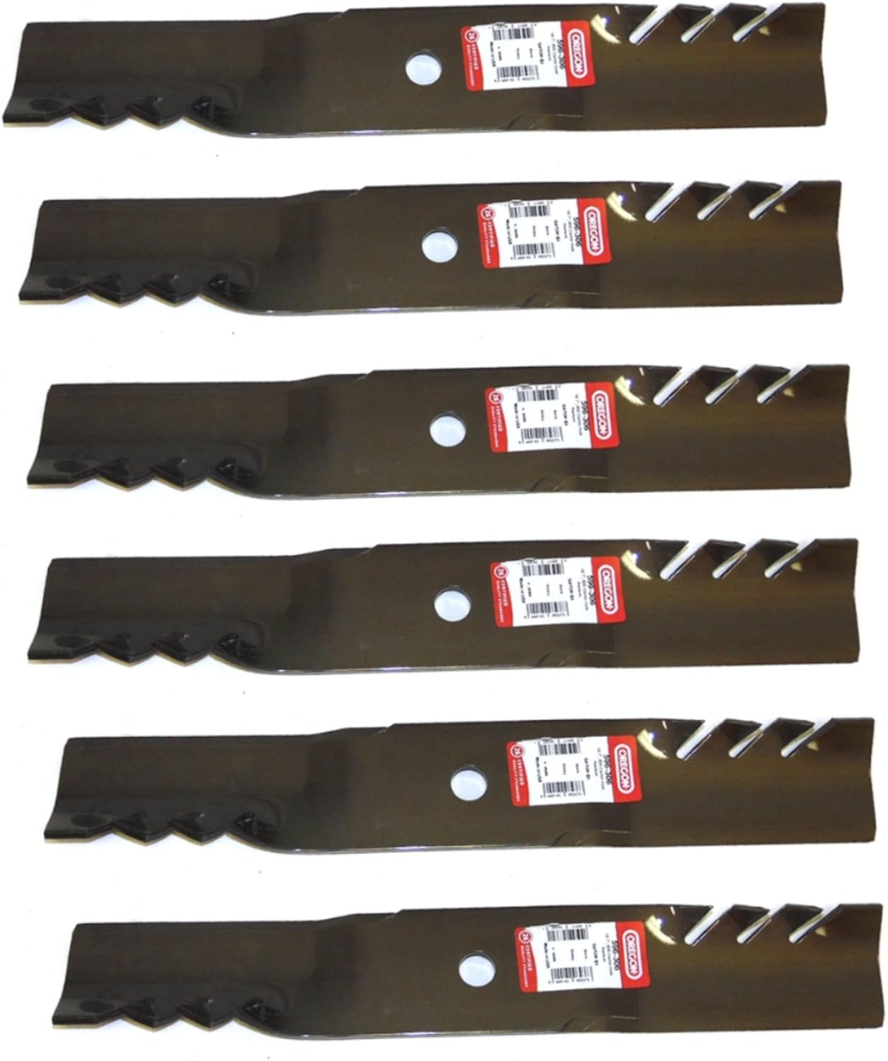 Genuine OEM Oregon Part # 596-306 18 11/16 Inch G5 Gator Blade 6 Pack