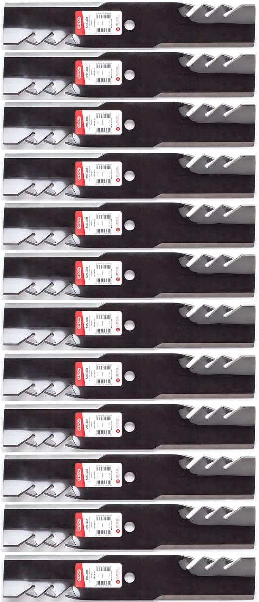 Genuine OEM Oregon Part # 596-308 Gator Blade 12 Pack