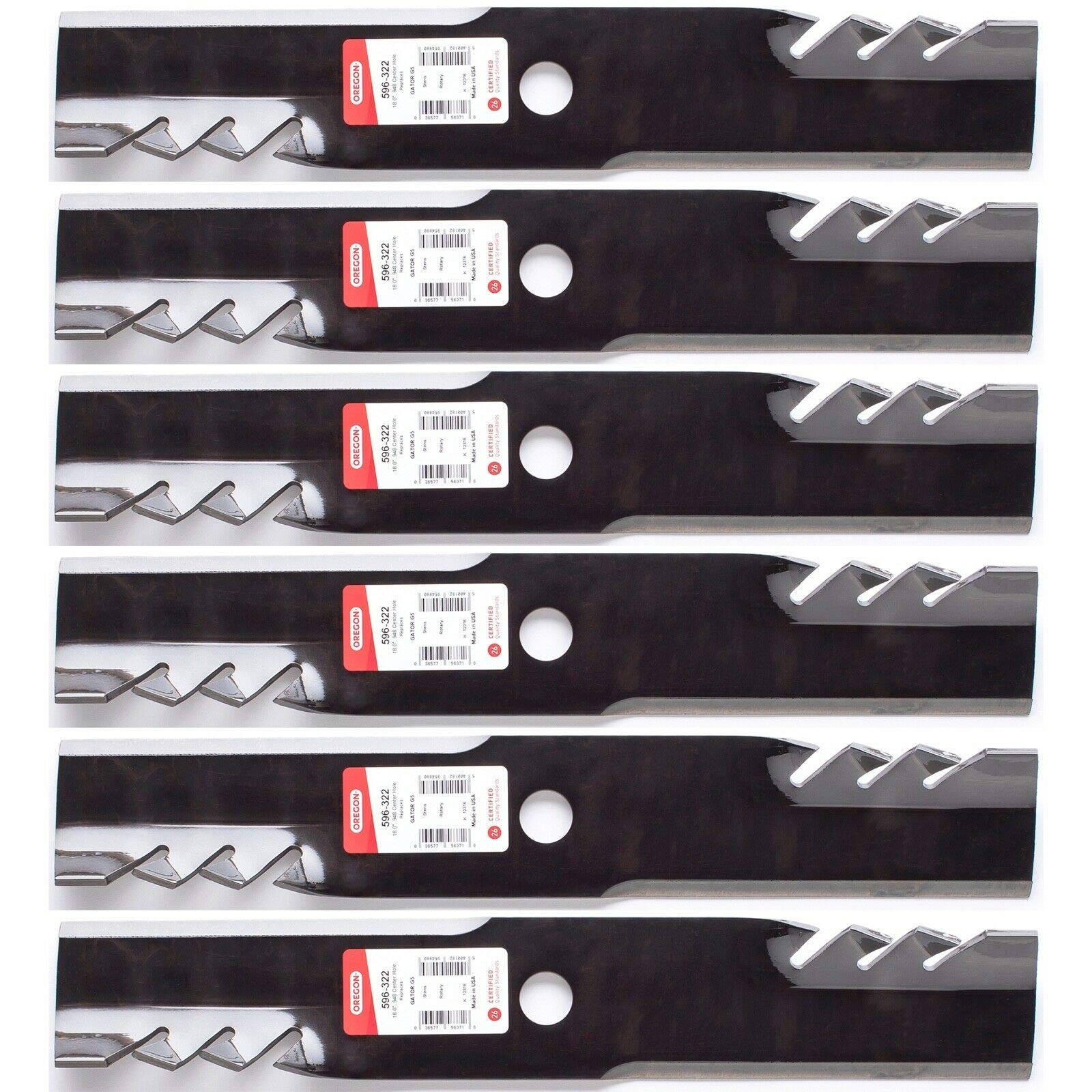 Genuine OEM Oregon Part 596322 18" G5 Gator Blade 6 Pack Bill's
