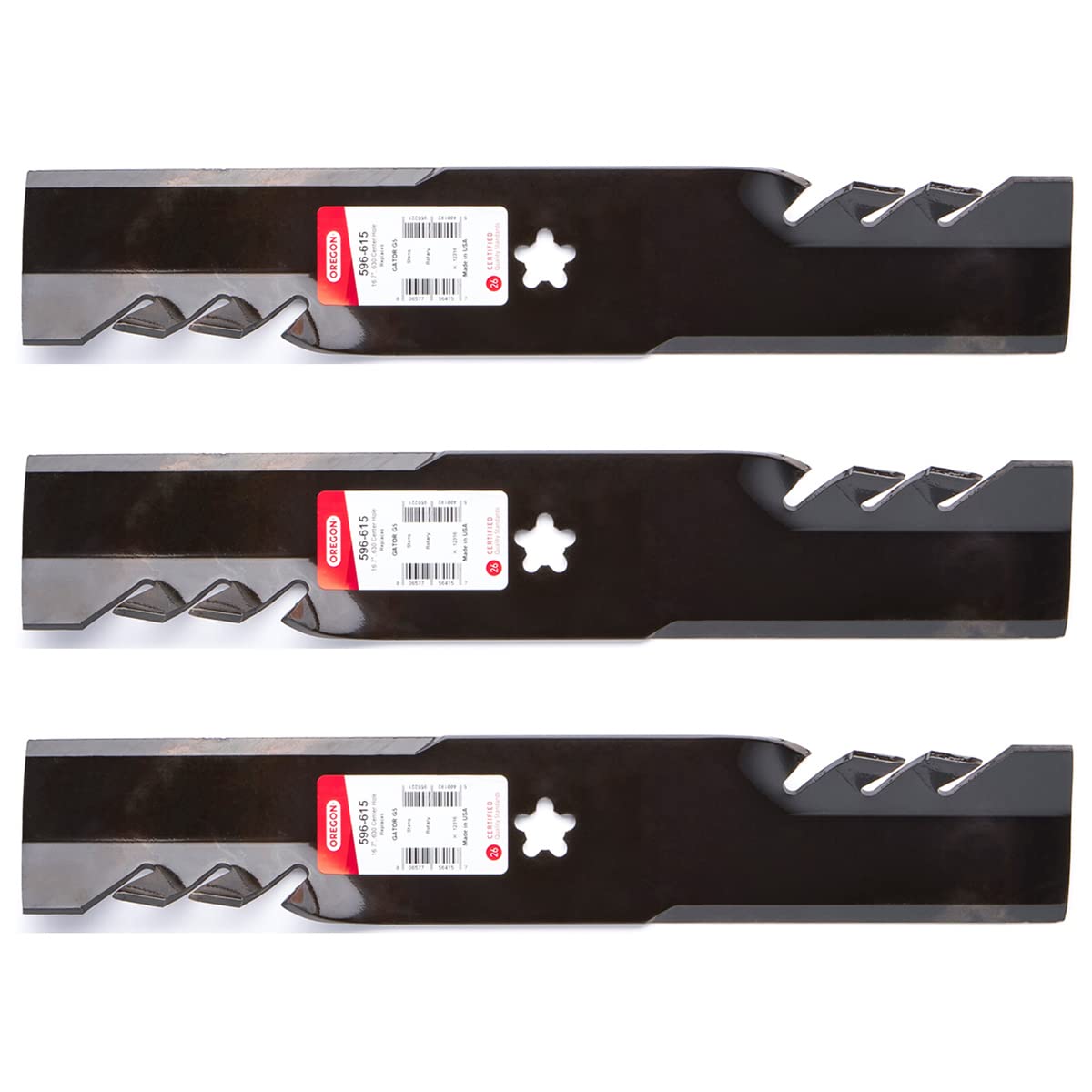 Genuine OEM Oregon Part # 596-615 G5 Gator Blade 3 Pack