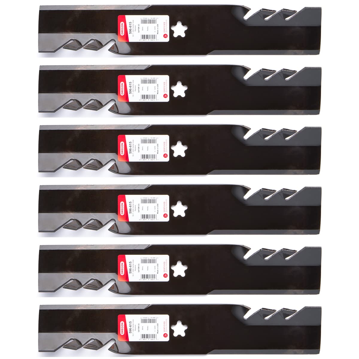 Genuine OEM Oregon Part # 596-615 G5 Gator Blade 6 Pack
