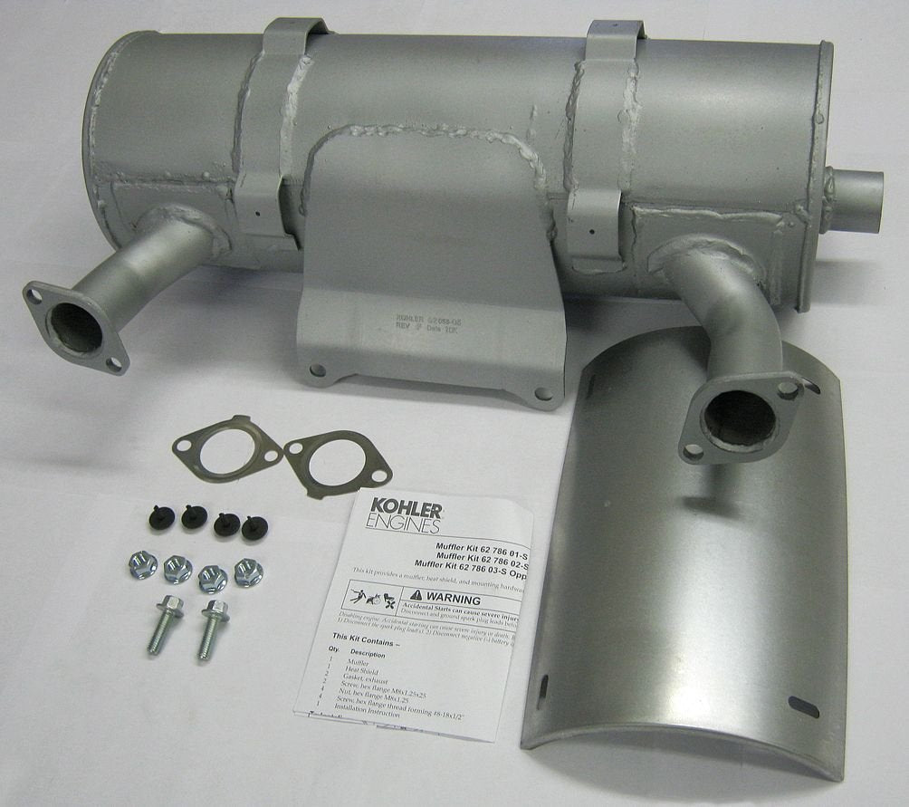 Genuine OEM Kohler Part # 62 786 02-S Muffler Kit