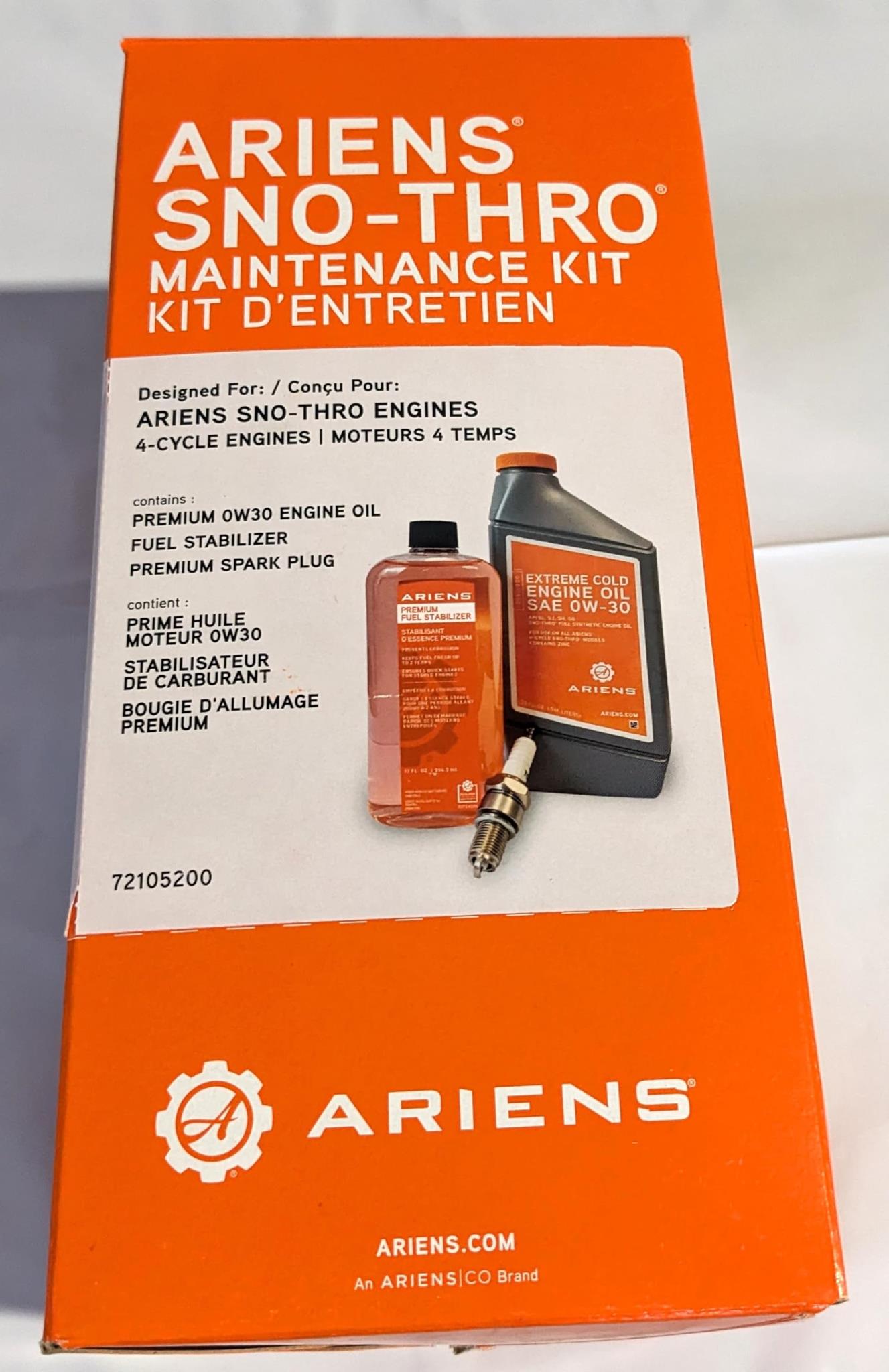 Genuine OEM Ariens Part # 72105200 Engine Maintenance Kit