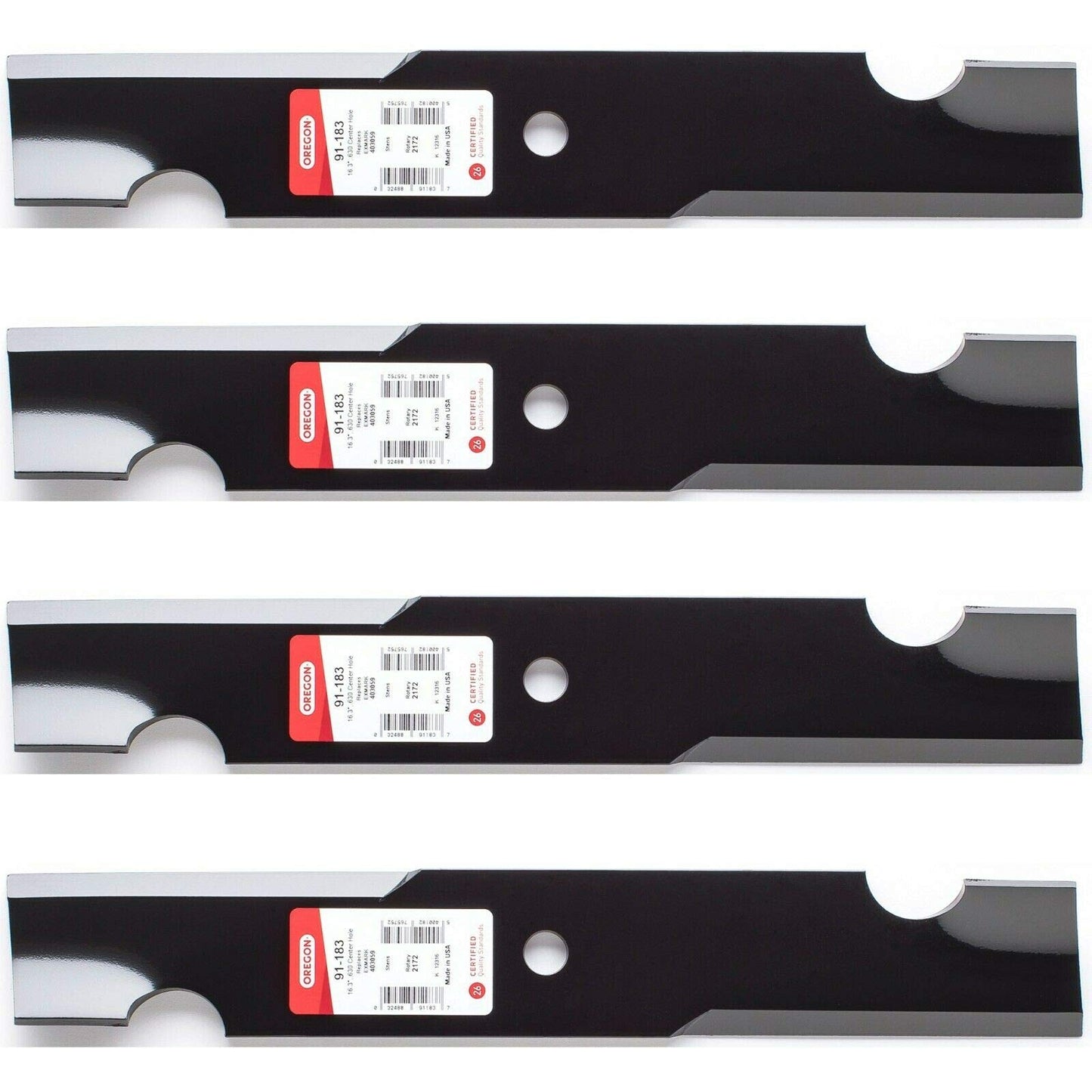 Genuine OEM Oregon Part # 91-183 4 Pack 16 1/4" Blades