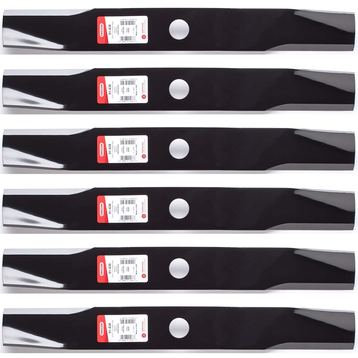 Genuine OEM Oregon Part # 91-438 20 9/16" Blade 6 Pack
