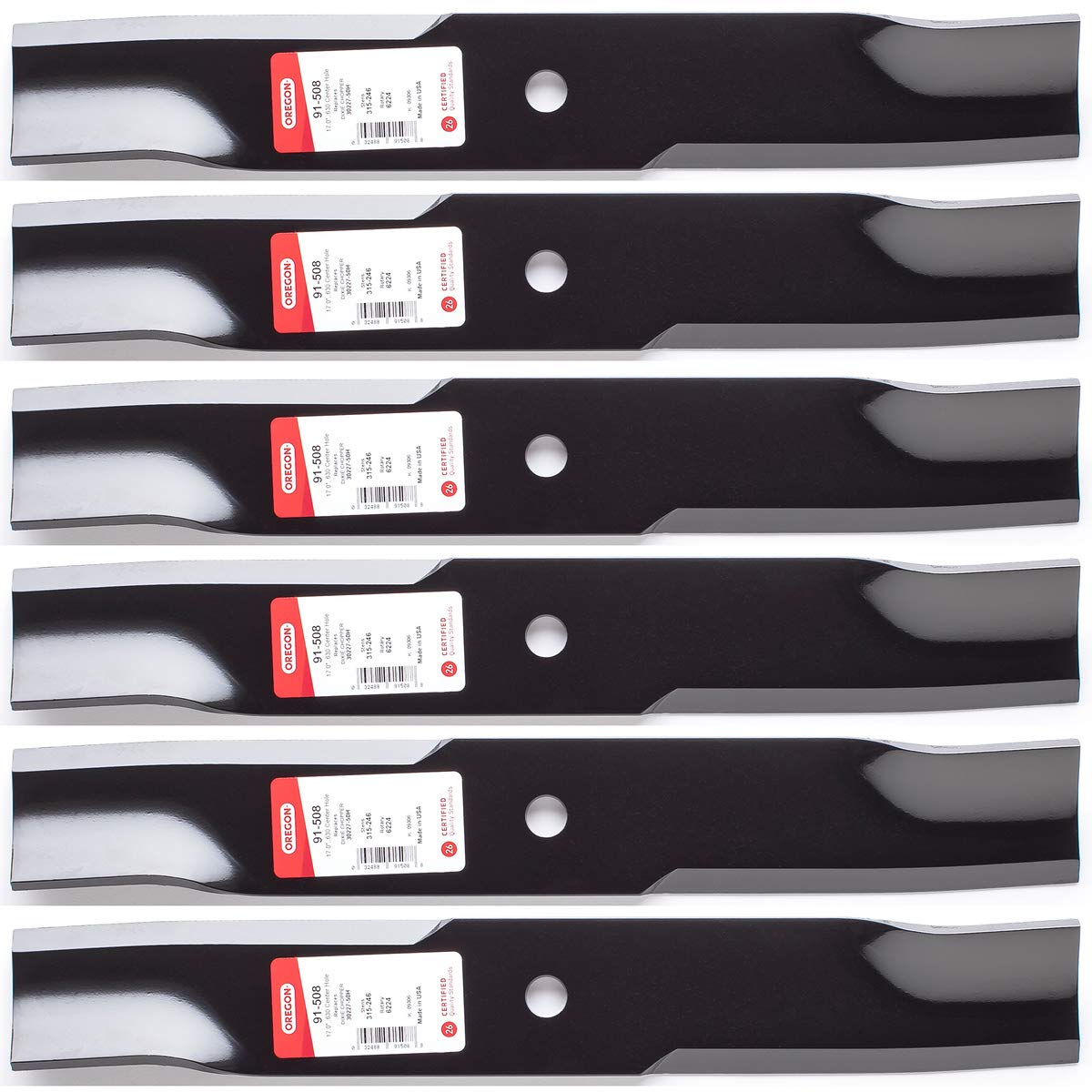 Genuine OEM Oregon Part # 91-508 17" Blade 6 Pack