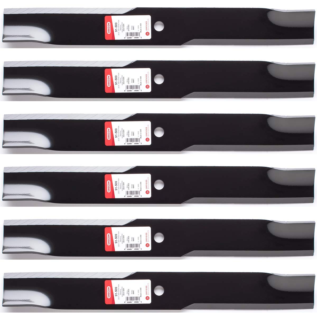 Genuine OEM Oregon Part # 91-509 20 1/2" Blade 6 Pack