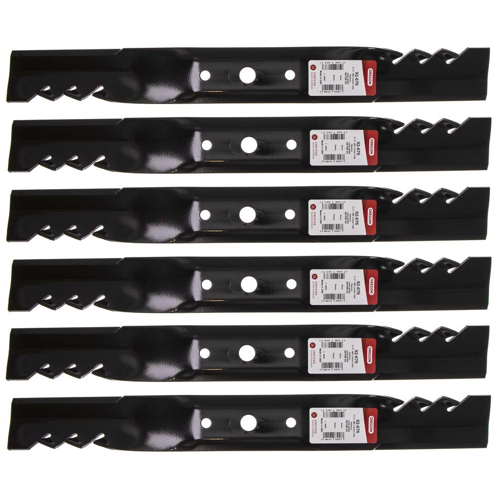 Genuine OEM Oregon Part # 92-676 Gator Blade 6 Pack for 42" Deck