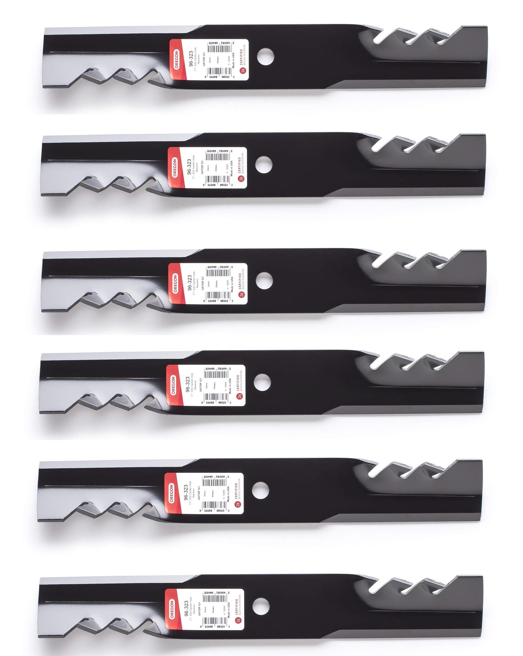 Genuine OEM Oregon Part 96323 17" G3 Gator Blade 6 Pack Bill's