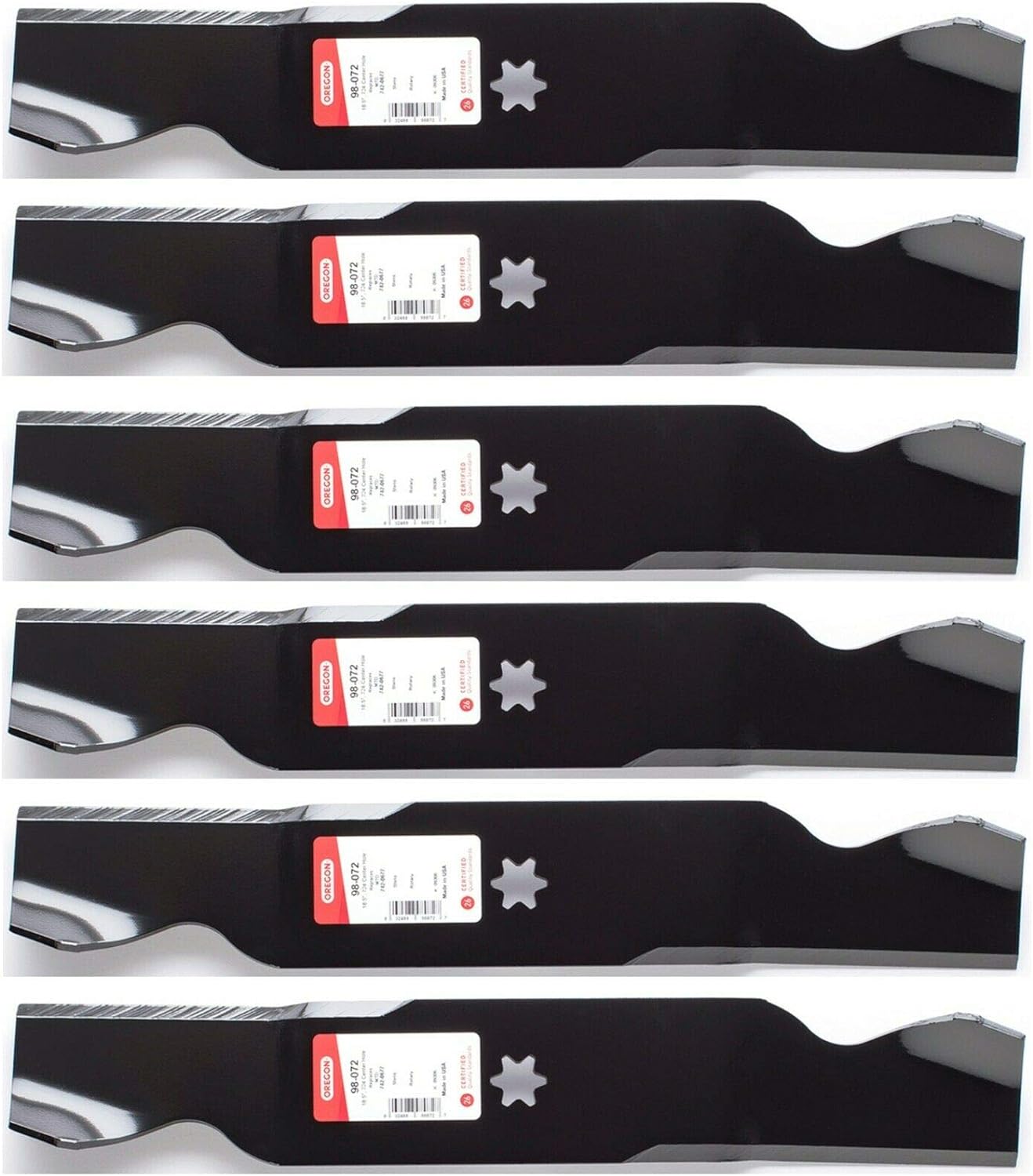 Genuine OEM Oregon Part # 98-072 Blade 6 Pack