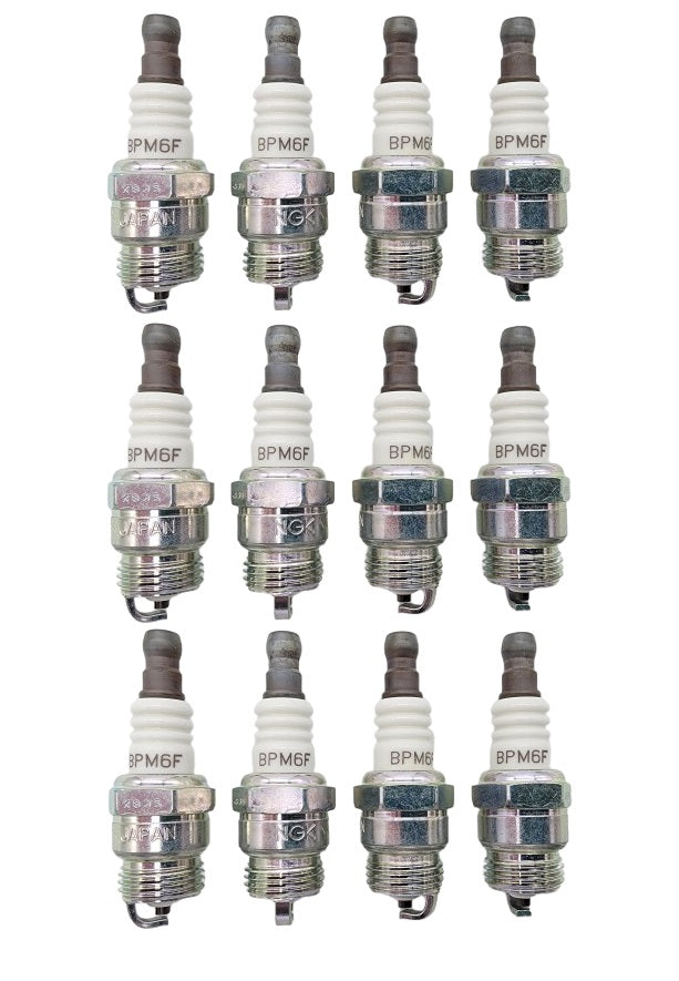 Genuine OEM NGK Part # BPM6F Spark Plug 12 Pack