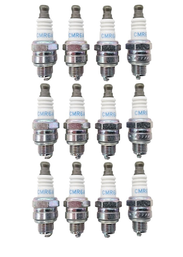 Genuine OEM NGK Part # CMR6A Spark Plug 12 Pack