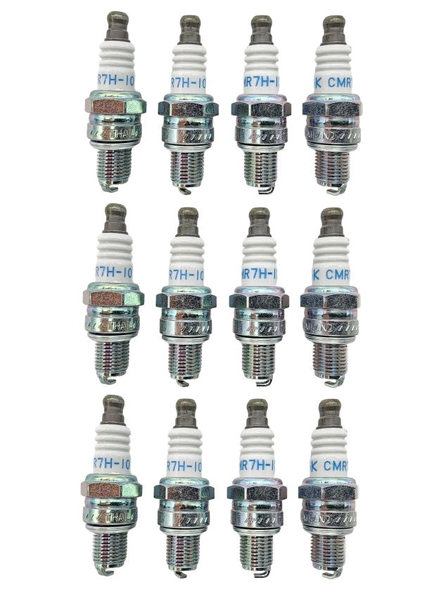 Genuine OEM NGK Part # CMR7H-10 Spark Plug 12 Pack