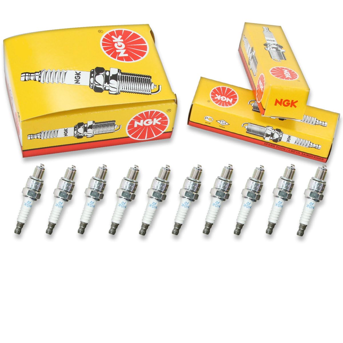 Genuine OEM NGK Part # CR5HSB Spark Plug 10 Pack
