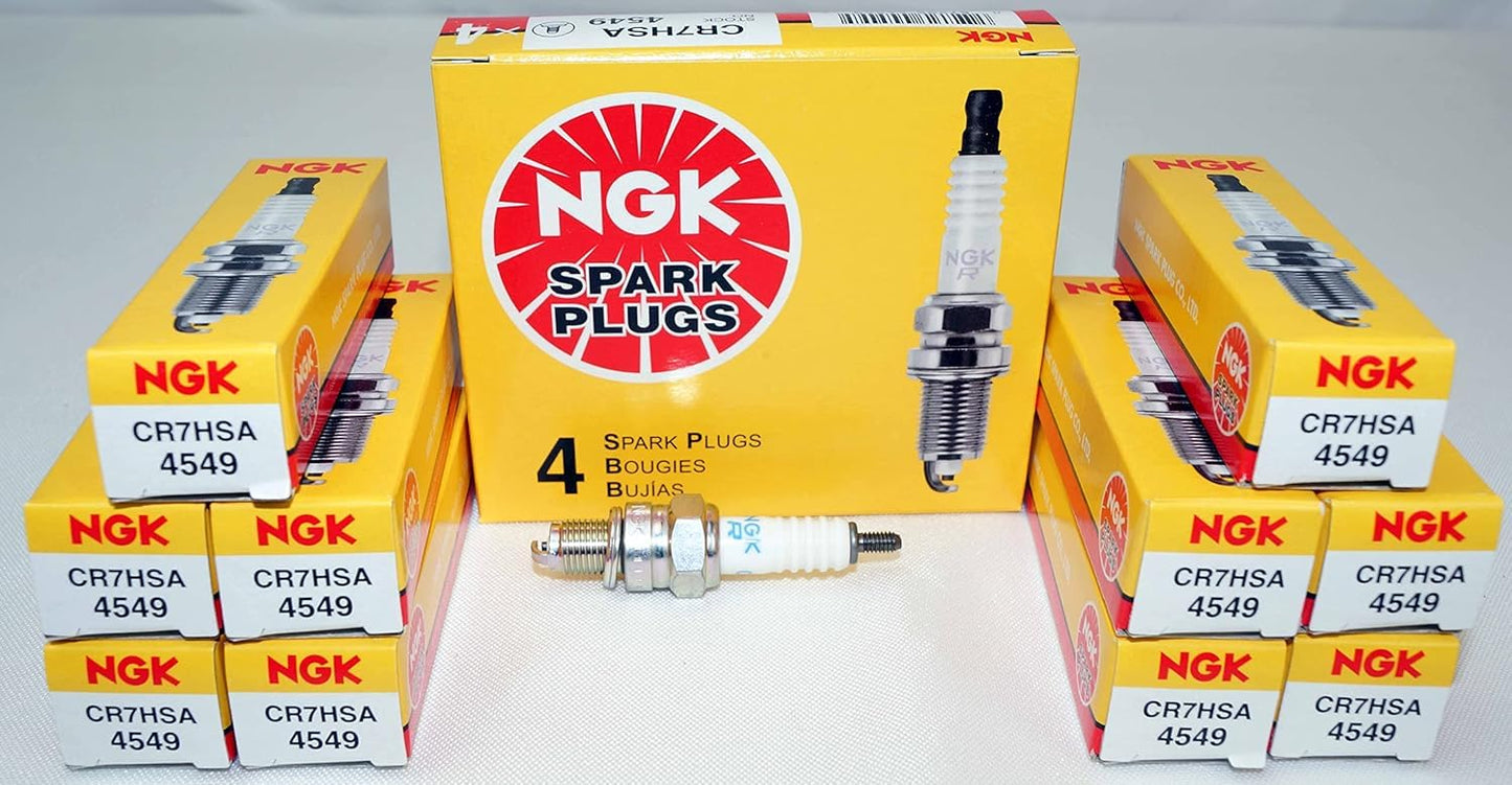 Genuine OEM NGK Part # CR7HSA Spark Plug 10 Pack