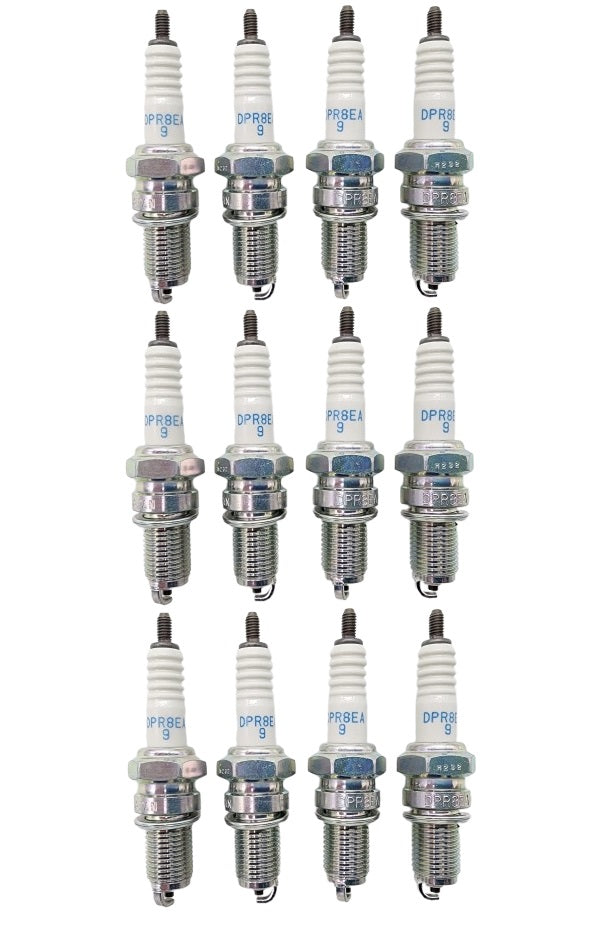 Genuine OEM NGK Part # DPR8EA-9 Spark Plug 12 Pack