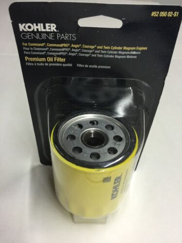 GENUINE OEM KOHLER PART # 52 050 02-S1; OIL FILTER