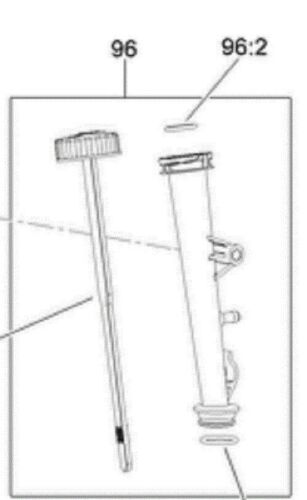 NEW GENUINE OEM TORO PART # 120-4355 DIPSTICK AND TUBE KIT FOR TORO ZERO TURNS