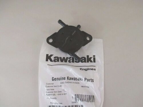 NEW GENUINE OEM KAWASAKI PART # 49040-0770 FUEL PUMP FOR FR, FS, AND FX MODELS