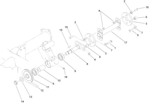 NEW GENUINE OEM TORO PART # 113514 BALL BEARING FOR TORO LAWN MOWERS