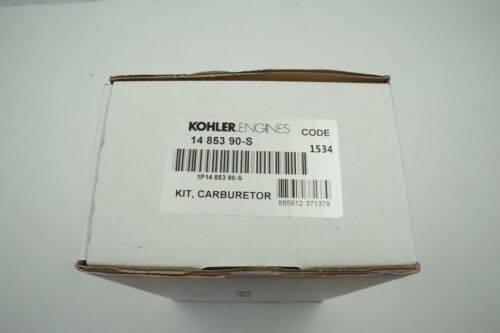NEW GENUINE OEM KOHLER PART # 14 853 90-S CARBURETOR WITH GASKETS