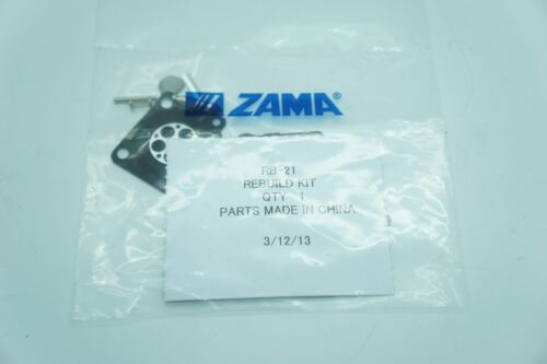 GENUINE OEM ZAMA PART # RB-21 CARB KIT; FITS SPECIFIC C1U CARBURETORS