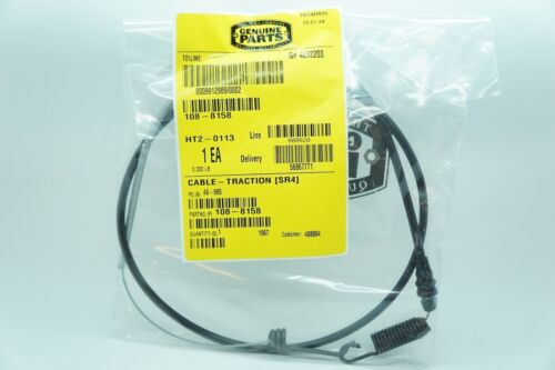 GENUINE OEM TORO PART # 108-8158 TRACTION CABLE; SUPER RECYCLER TRACTION CABLE