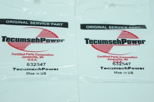 GENUINE OEM TECUMSEH PART # 632547 O-RINGS (QTY. 2) MAIN NOZZLE EMULSION TUBE
