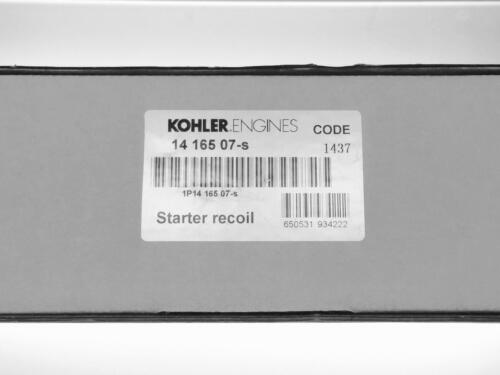 NEW GENUINE OEM KOHLER PART #14 165 07-S STARTER RECOIL 14 165 07 ; 14 165 01-S