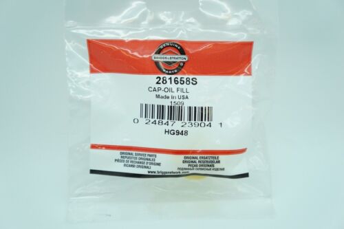 GENUINE OEM BRIGGS & STRATTON PART # 281658S OIL FILL CAP