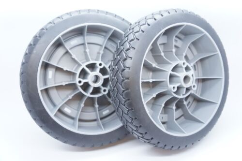 GENUINE OEM TORO PART # 14-9989 WHEELS (SET OF 2) TORO SUPER RECYCLER WHEELS