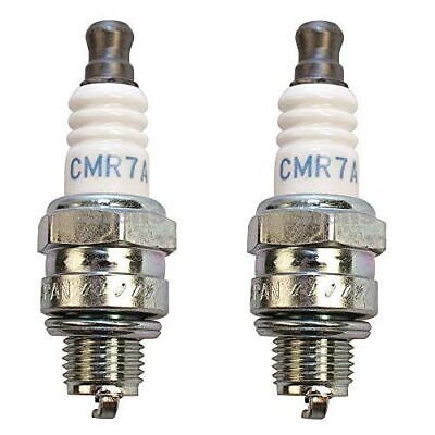 2 PACK NEW GENUINE OEM NGK PART # CMR7A SPARK PLUGS; SET OF TWO PLUGS