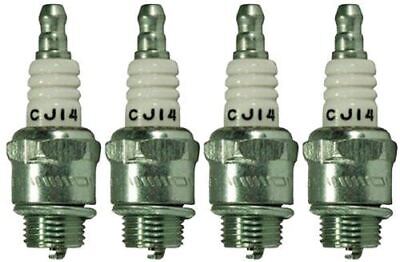 GENUINE OEM CHAMPION PART # CJ14; SPARK PLUG 4 PACK